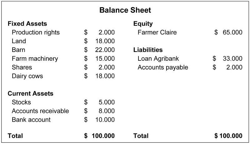 How to make a balance sheet 